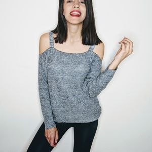 Off the Shoulder Light Knit Top